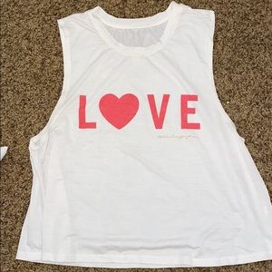 Spiritual gangster athletic tank